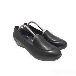 Dansko Debra Nappa Black Leather Loafers Shoes Size 41 US 10.5 / 11